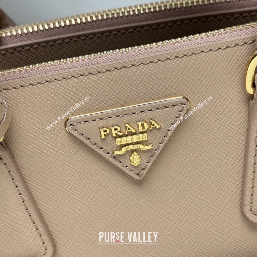 Prada Galleria small Saffiano leather bag Cameo Pink 2026 1BA896 (YZ-260410120)