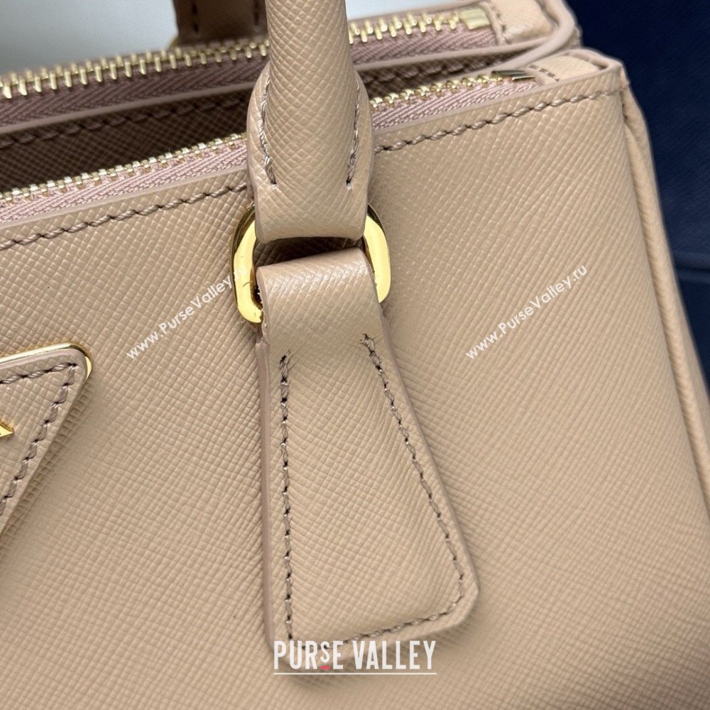 Prada Galleria small Saffiano leather bag Cameo Pink 2026 1BA896 (YZ-260410120)