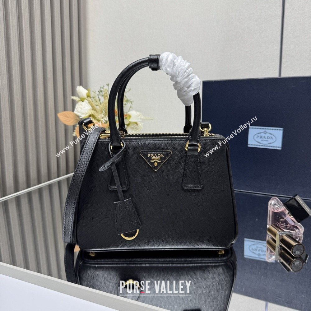 Prada Galleria small Saffiano leather bag Black 2026 1BA896 (YZ-260410121)
