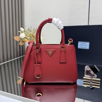 Prada Galleria small Saffiano leather bag Fiery Red 2026 1BA896 (YZ-260410119)