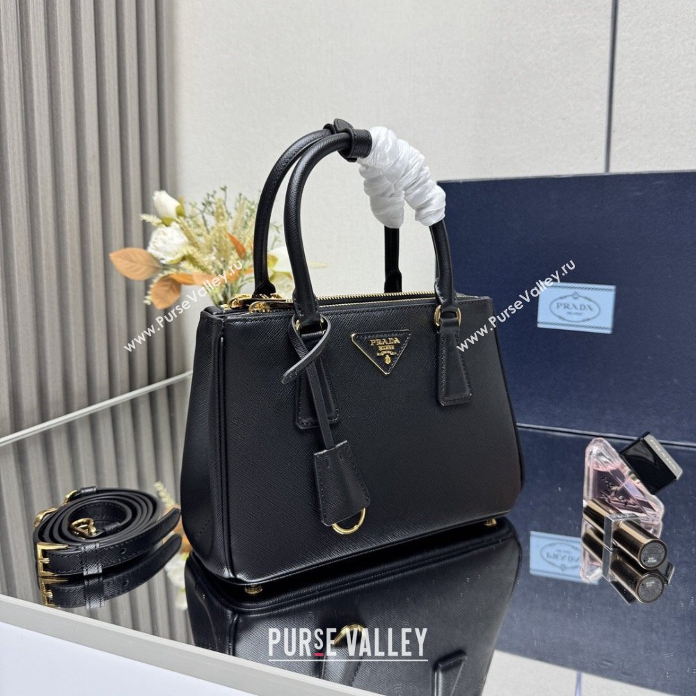 Prada Galleria small Saffiano leather bag Black 2026 1BA896 (YZ-260410121)