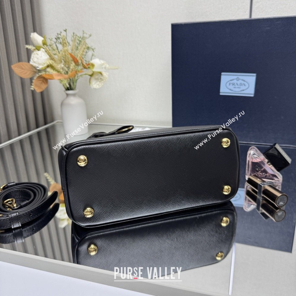Prada Galleria small Saffiano leather bag Black 2026 1BA896 (YZ-260410121)
