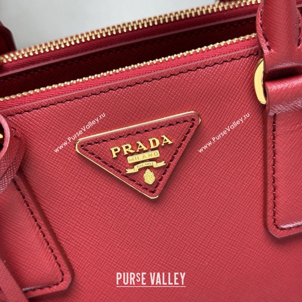 Prada Galleria small Saffiano leather bag Fiery Red 2026 1BA896 (YZ-260410119)