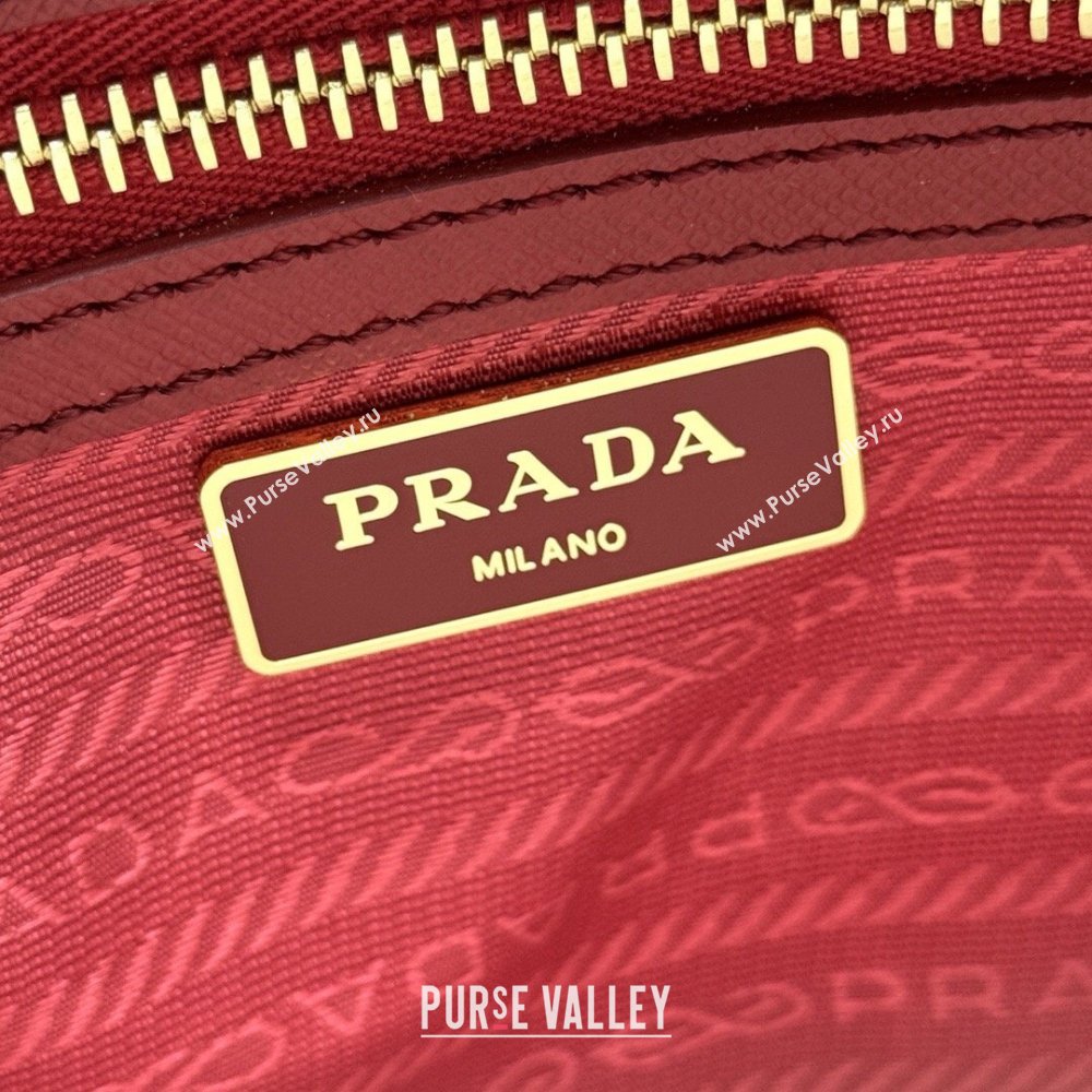 Prada Galleria small Saffiano leather bag Fiery Red 2026 1BA896 (YZ-260410119)