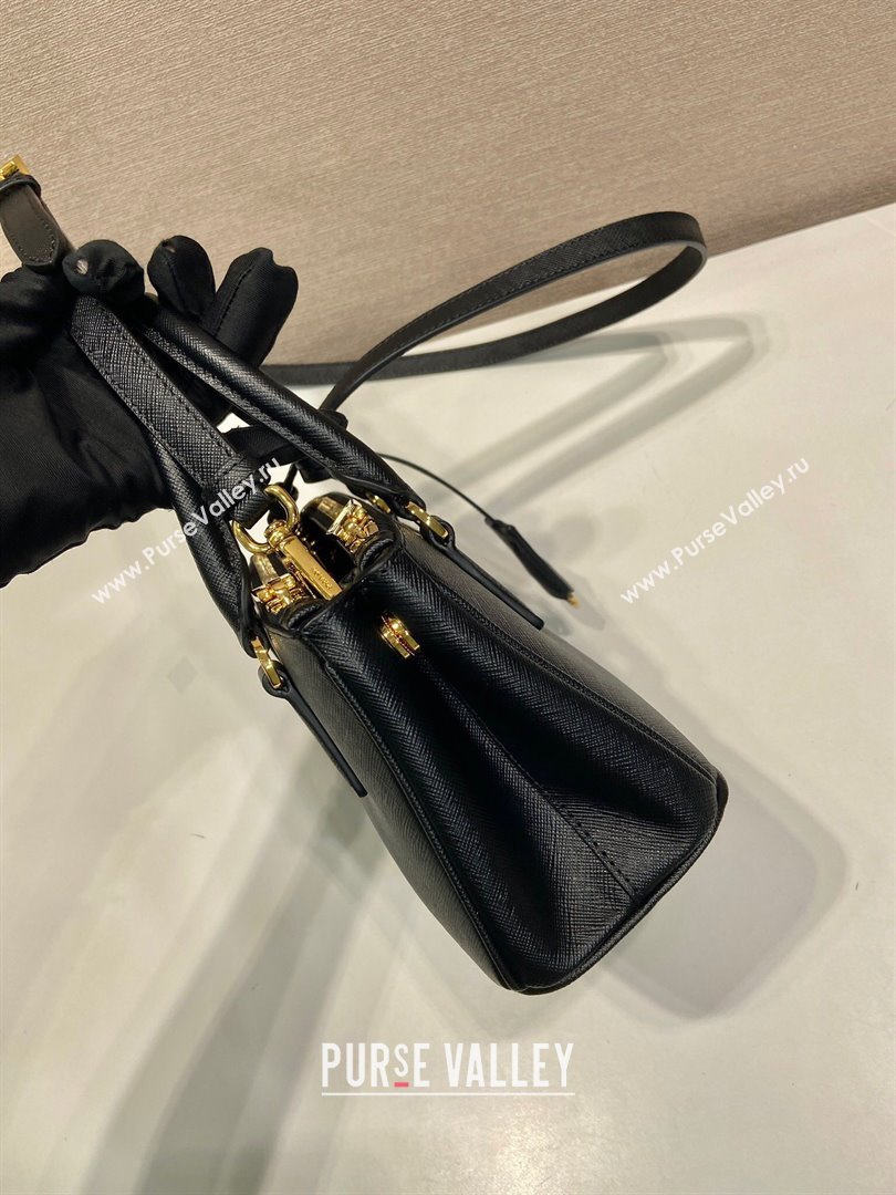 Prada Galleria mini Saffiano leather bag Black 2025 1BA916 (YZ-250929038)