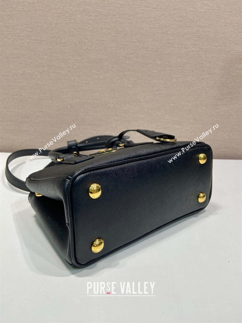 Prada Galleria mini Saffiano leather bag Black 2025 1BA916 (YZ-250929038)