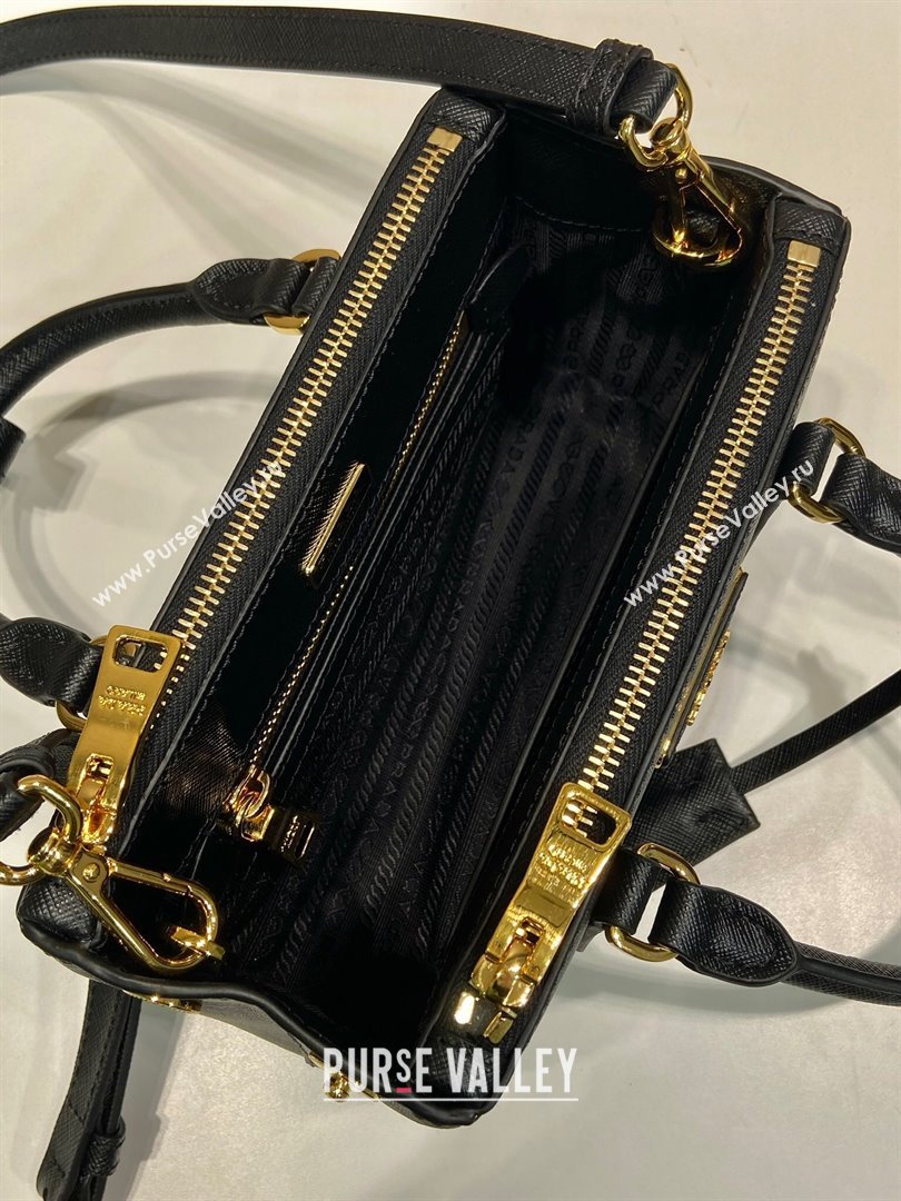 Prada Galleria mini Saffiano leather bag Black 2025 1BA916 (YZ-250929038)