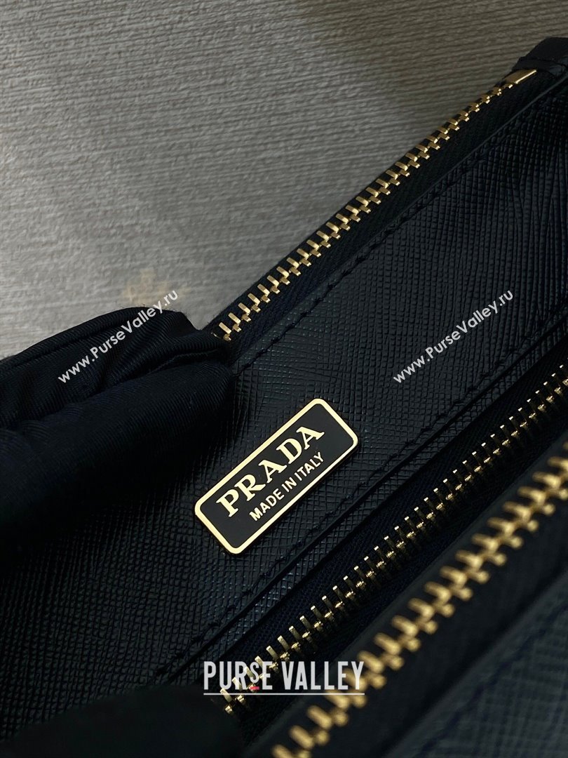 Prada Galleria mini Saffiano leather bag Black 2025 1BA916 (YZ-250929038)