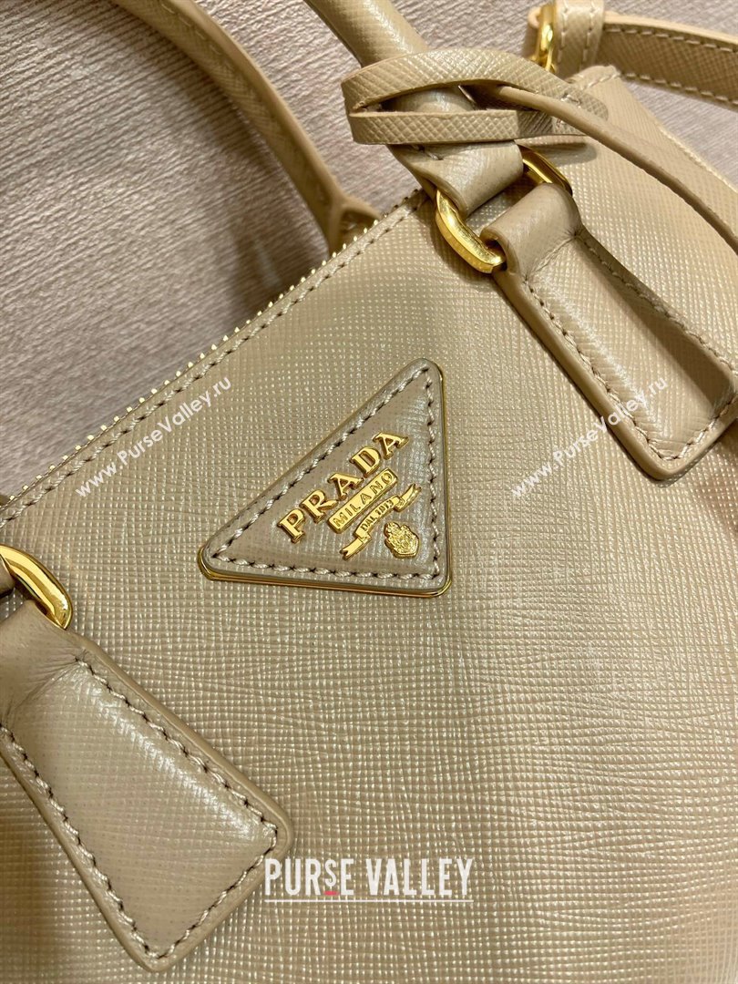 Prada Galleria mini Saffiano leather bag Beige 2025 1BA916 (YZ-250929039)