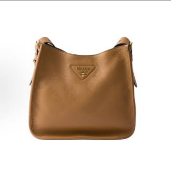Prada Medium leather bag Brown 2025 1BC073 (YZ-250521071)