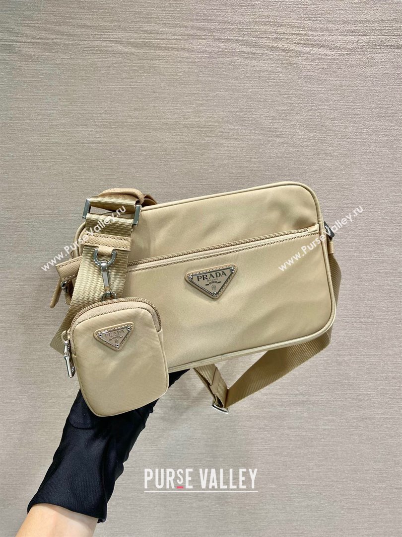 Prada Re-Nylon shoulder bag Beige 2025 1BC167 (YZ-251121110)