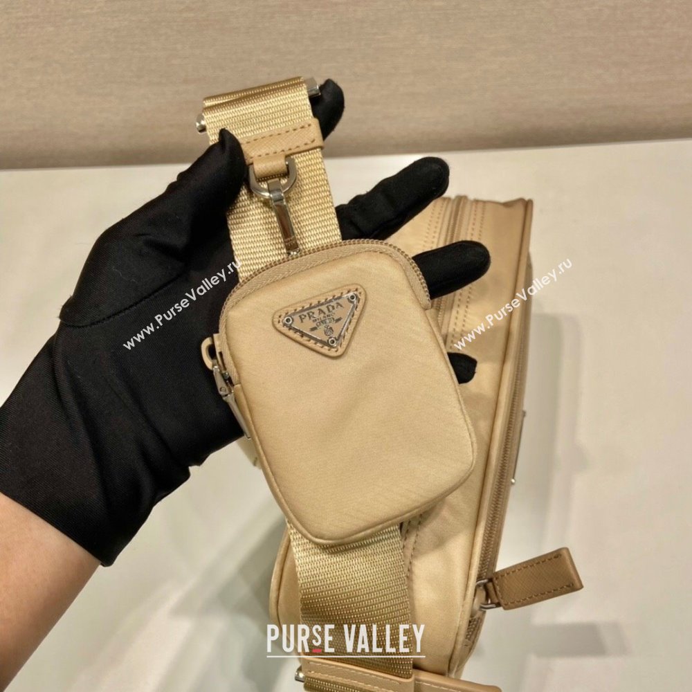 Prada Re-Nylon shoulder bag Beige 2025 1BC167 (YZ-251121110)