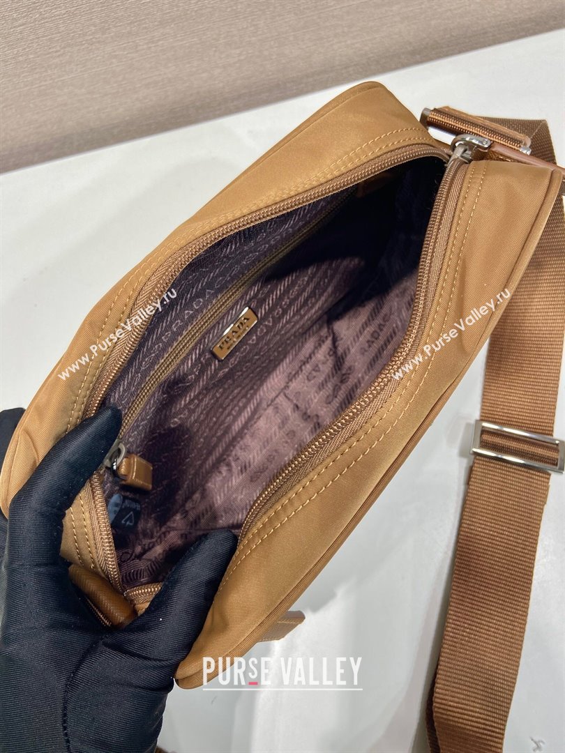 Prada Re-Nylon shoulder bag Brandy Brown 2025 1BC167 (YZ-251121108)