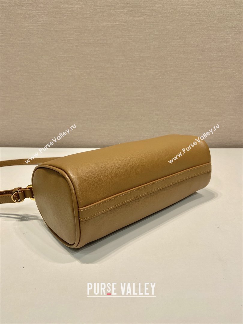 Prada Leather pouch bag Light Brown 2026 1BC239 (YZ-260123046)