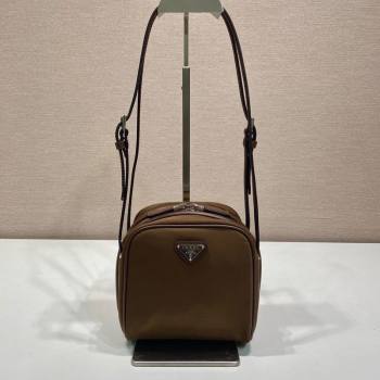 Prada Swing nylon mini bag Brown 2025 1BC248 (YZ-250521107)