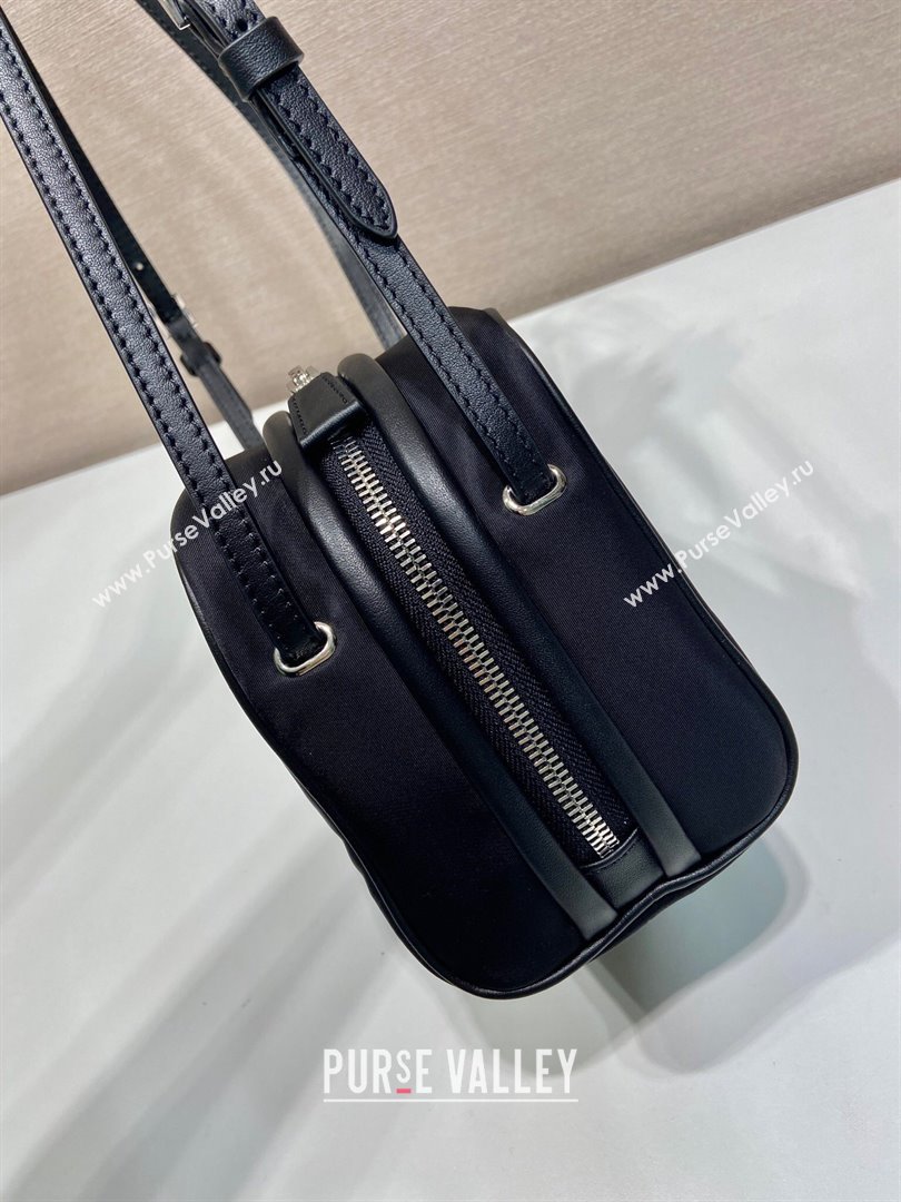 Prada Swing nylon mini bag Black 2025 1BC248 (YZ-250521106)