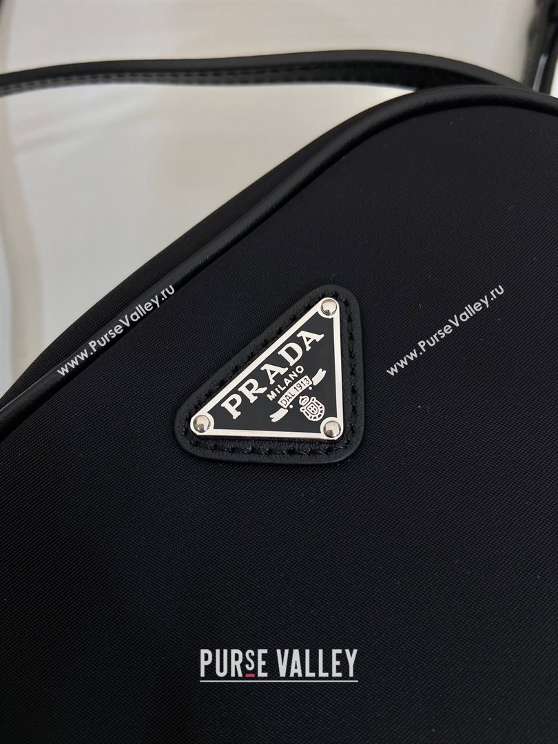 Prada Swing nylon mini bag Black 2025 1BC248 (YZ-250521106)