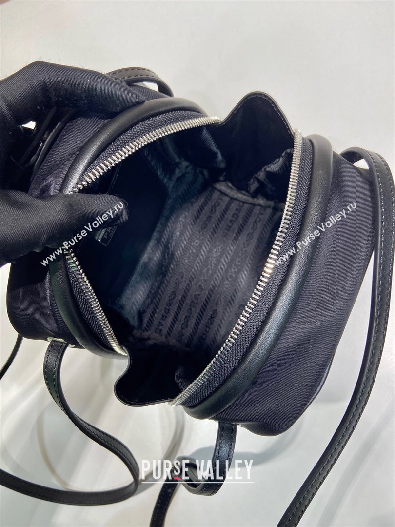 Prada Swing nylon mini bag Black 2025 1BC248 (YZ-250521106)