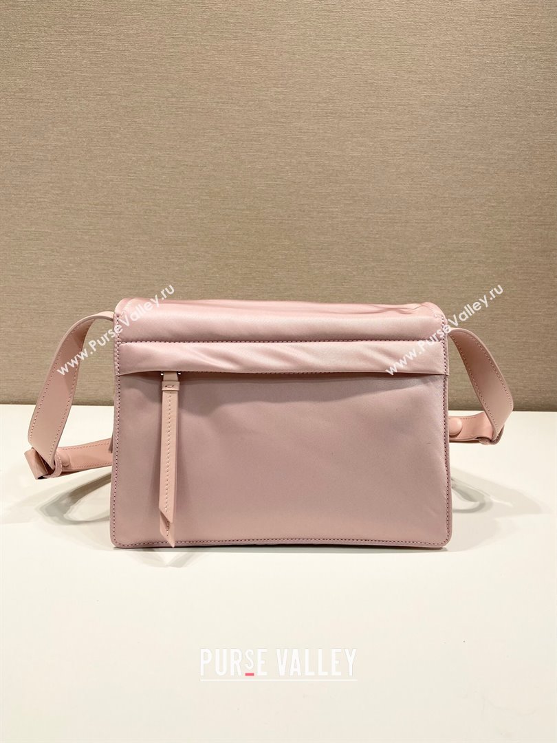 Prada Traveller small padded Re-Nylon shoulder bag Light Pink 2025 1BD313 (YZ-250927053)