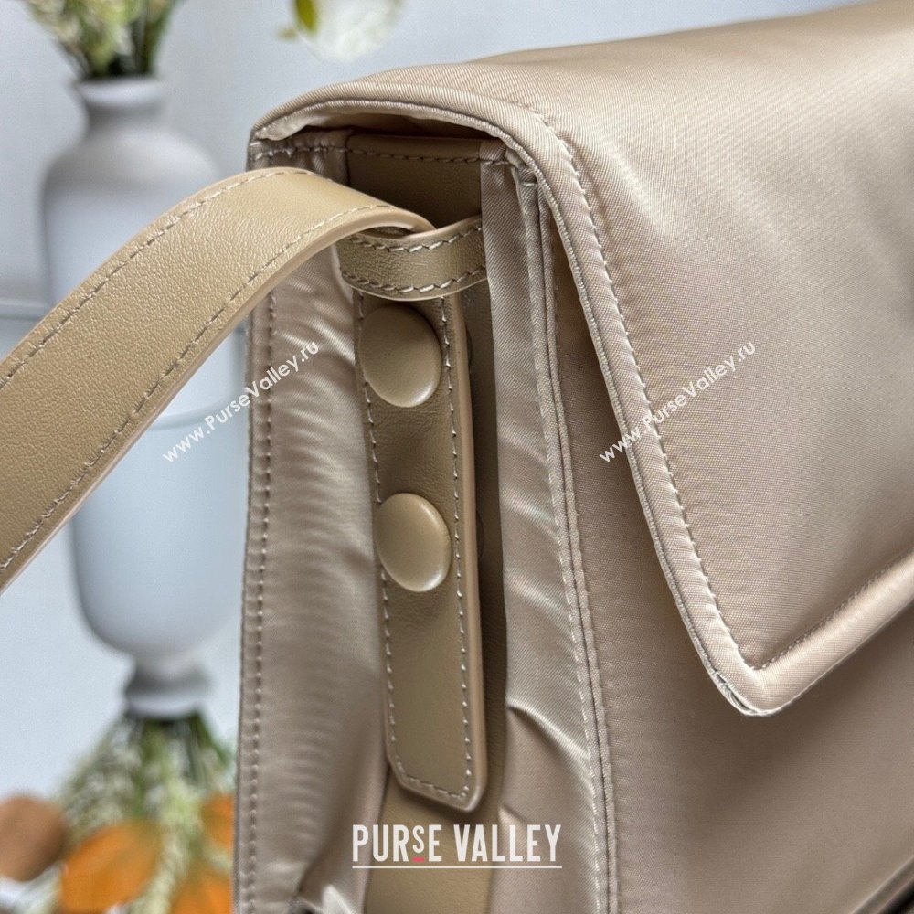 Prada Traveller small padded Re-Nylon shoulder bag Beige 2025 1BD313 (YZ-250927052)