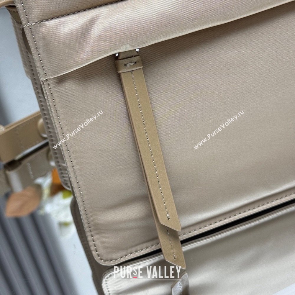 Prada Traveller small padded Re-Nylon shoulder bag Beige 2025 1BD313 (YZ-250927052)