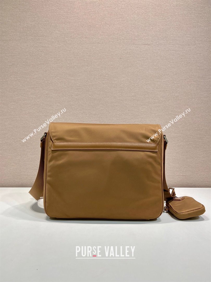 Prada Re-Nylon shoulder bag Brandy Brown 2025 1BD953 (YZ-251121119)