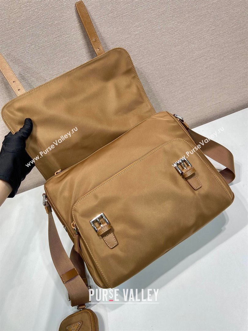 Prada Re-Nylon shoulder bag Brandy Brown 2025 1BD953 (YZ-251121119)