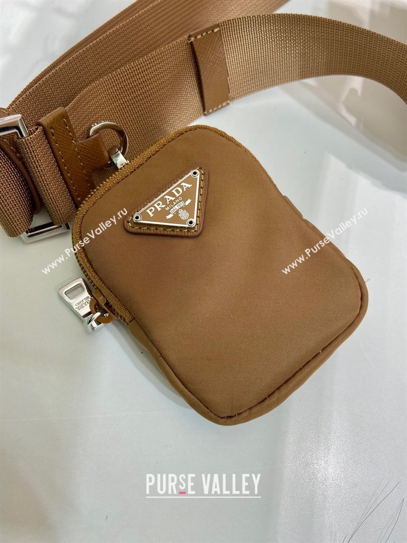 Prada Re-Nylon shoulder bag Brandy Brown 2025 1BD953 (YZ-251121119)
