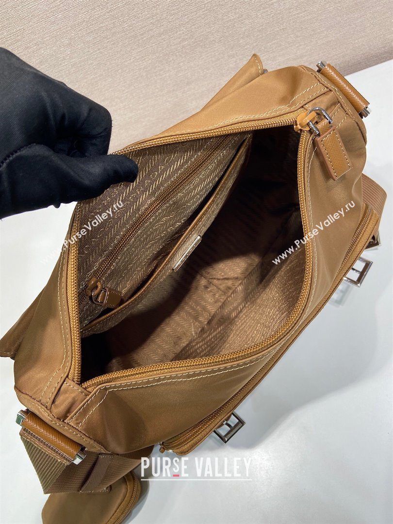 Prada Re-Nylon shoulder bag Brandy Brown 2025 1BD953 (YZ-251121119)