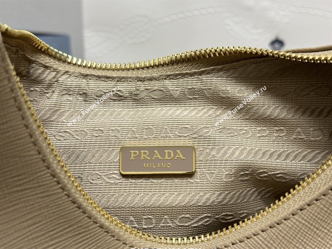 Prada Re-Edition 2005 Saffiano leather bag Apricot 2026 1BH204 (YZ-260410091)