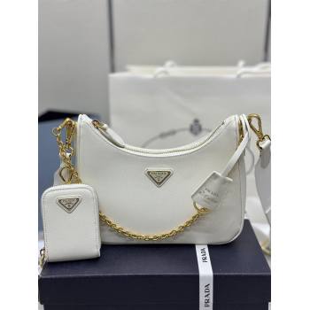 Prada Re-Edition 2005 Saffiano leather bag White 2026 1BH204 (YZ-260410093)