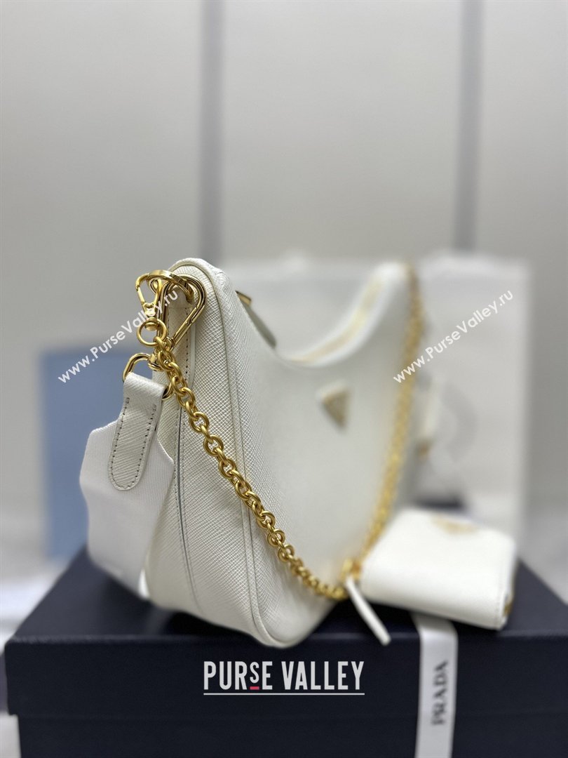 Prada Re-Edition 2005 Saffiano leather bag White 2026 1BH204 (YZ-260410093)
