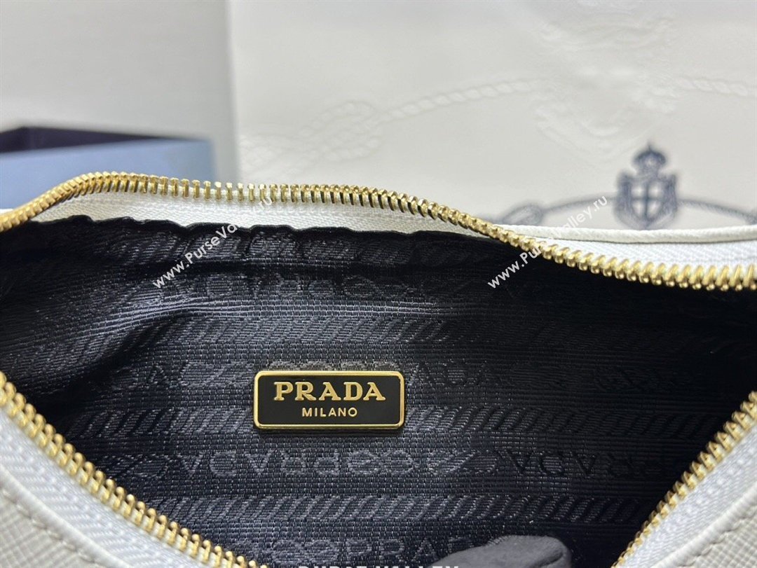 Prada Re-Edition 2005 Saffiano leather bag White 2026 1BH204 (YZ-260410093)
