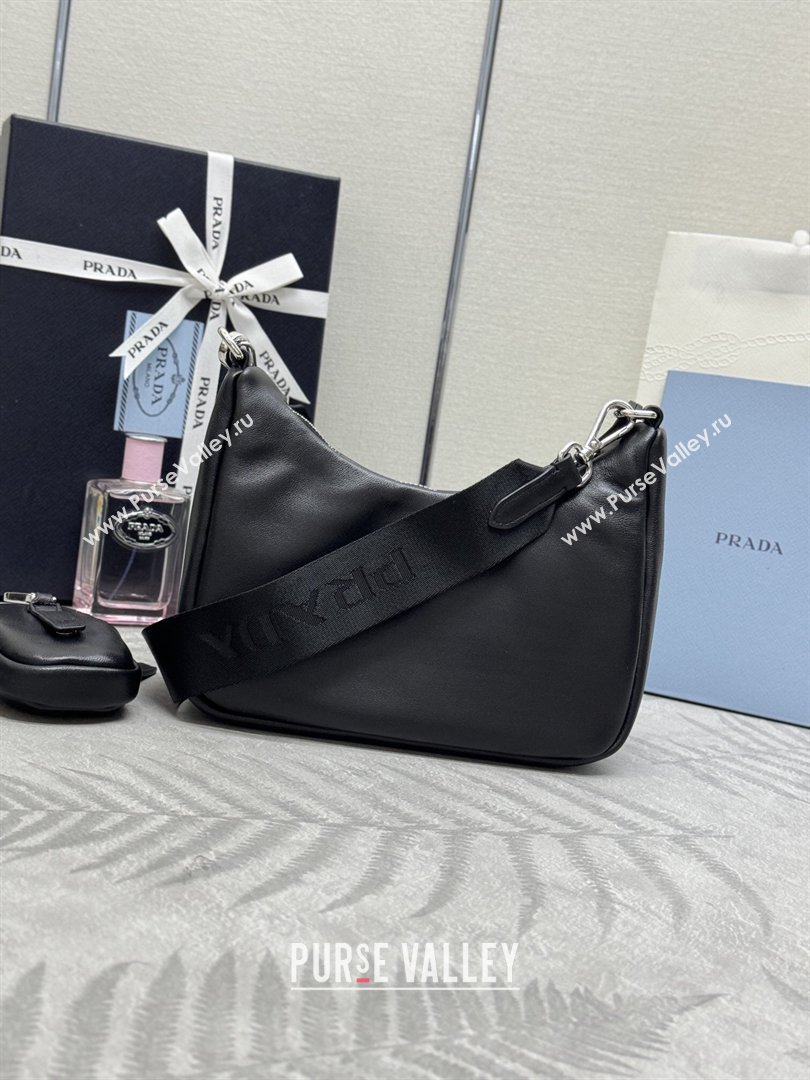Prada Re-Edition 2005 Nappa leather bag Black 2026 1BH204 (YZ-260410095)