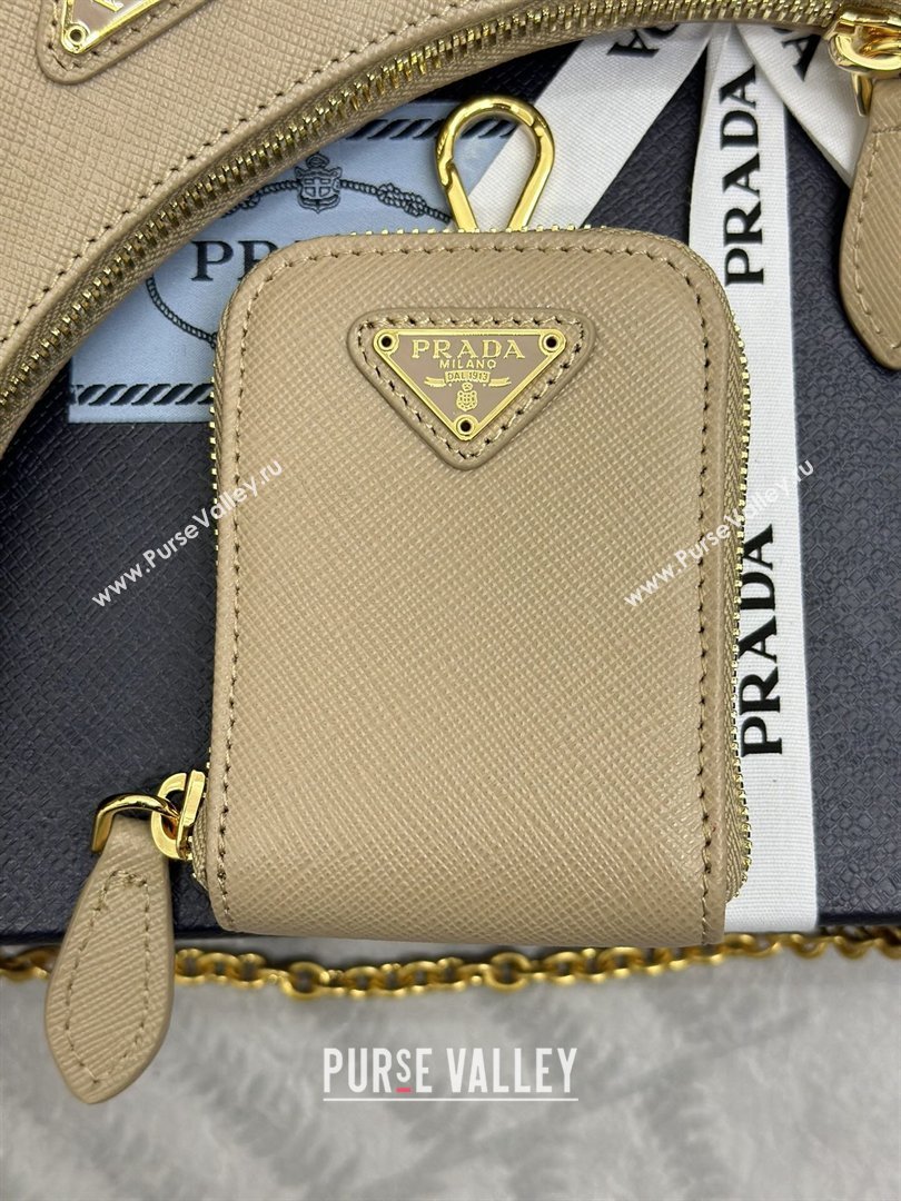 Prada Re-Edition 2005 Saffiano leather bag Apricot 2026 1BH204 (YZ-260410091)