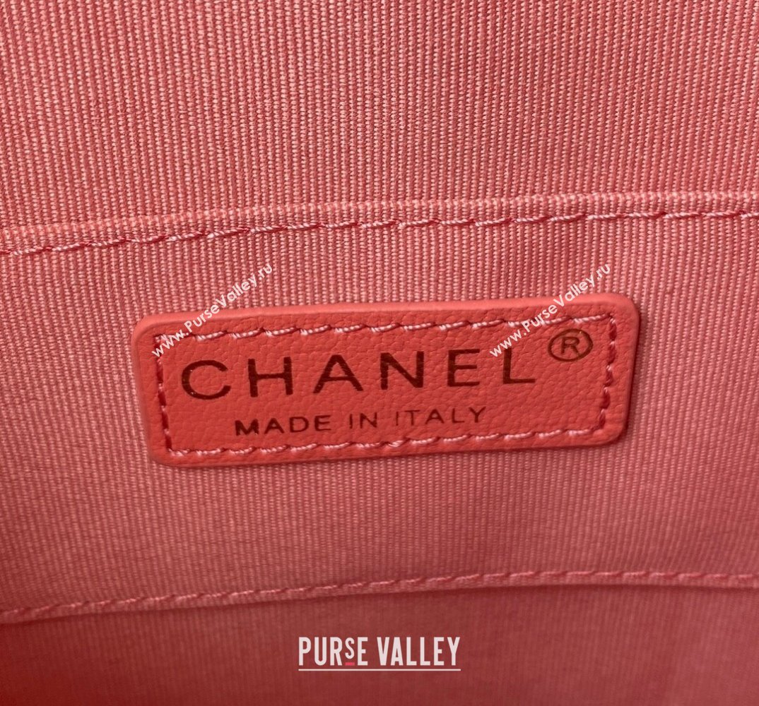 Chanel Love Leather Heart-Shaped Small Bag AS2928 Dark Pink 2021 (SSZ-21112659)