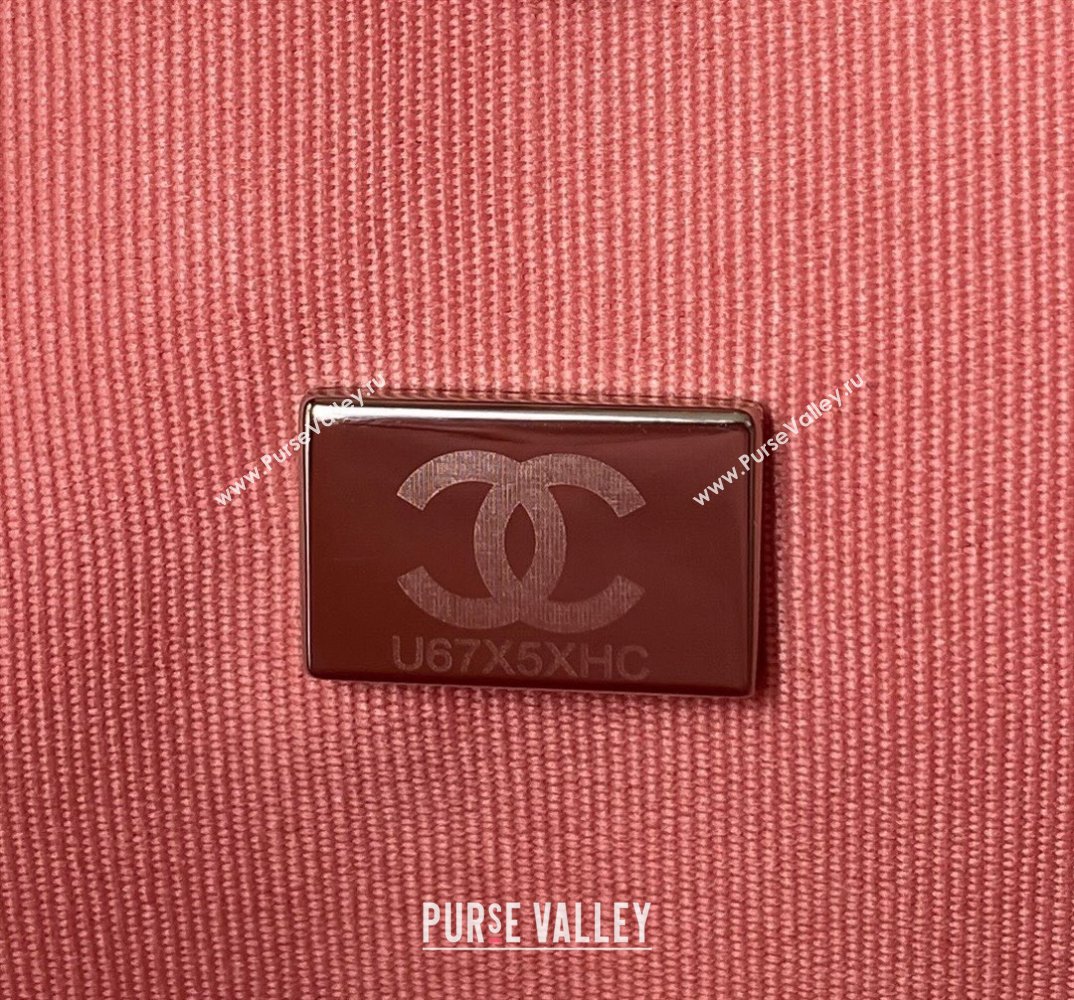 Chanel Love Leather Heart-Shaped Small Bag AS2928 Dark Pink 2021 (SSZ-21112659)