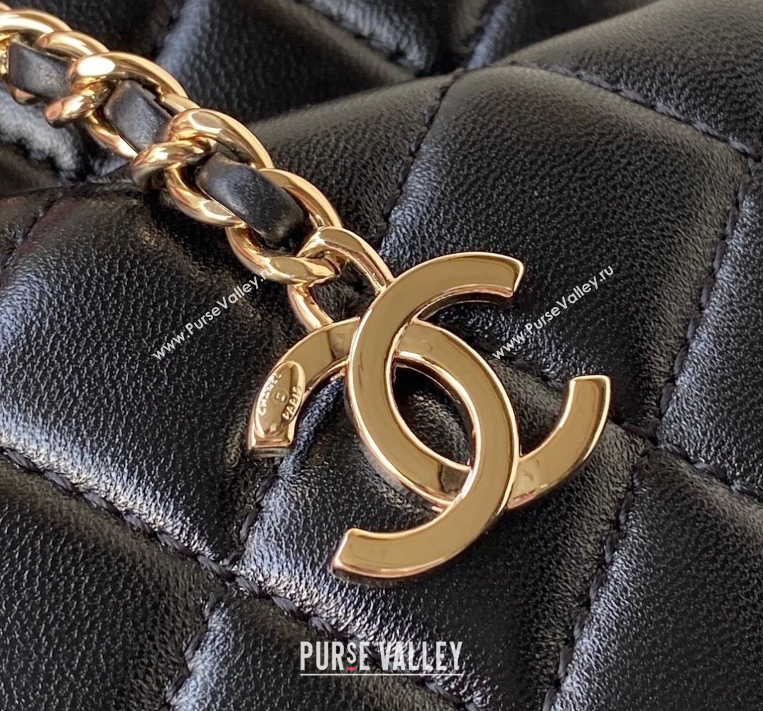 Chanel Love Leather Heart-Shaped Small Bag AS2928 Black 2021 (SSZ-21112661)
