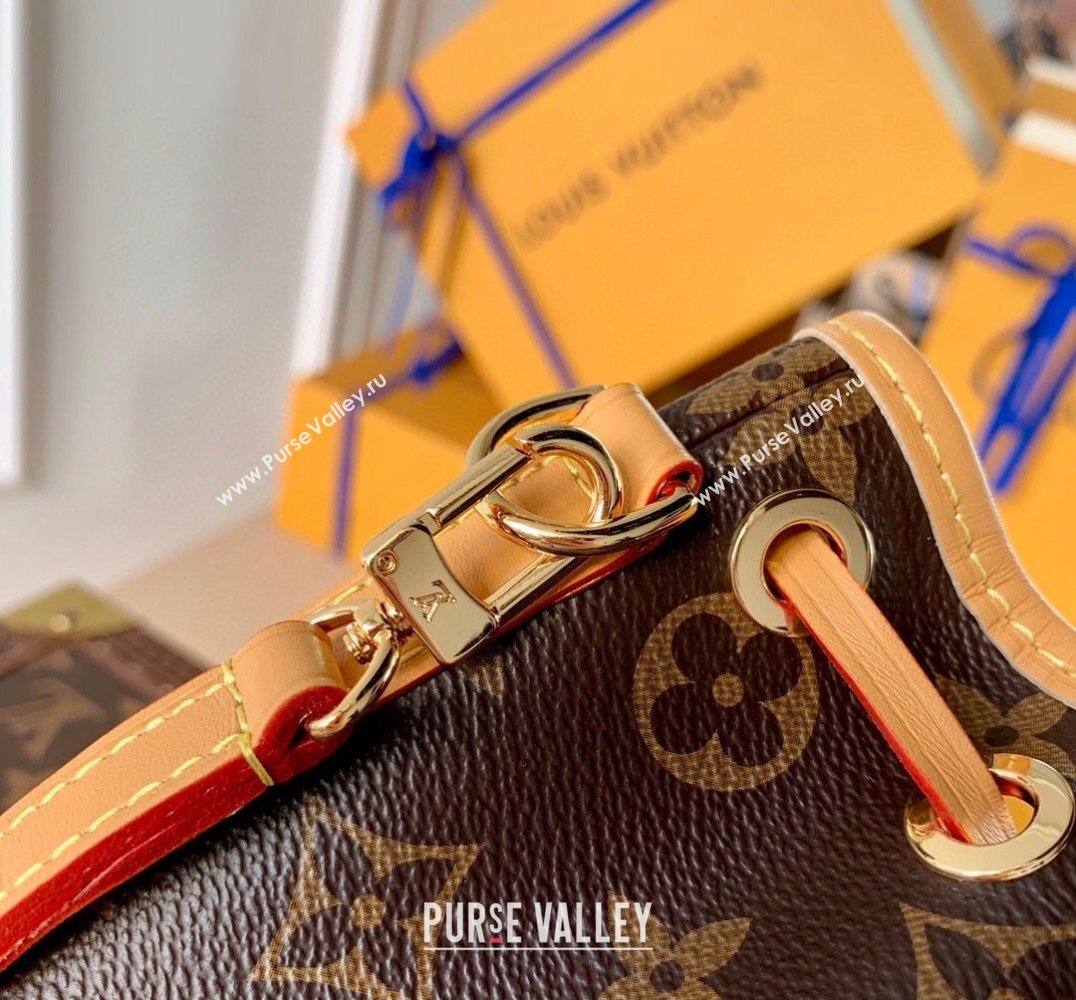 Louis Vuitton Nano Noe Bucket Bag M81266 Monogram Canvas/Nude 2025 (KI-250211035)