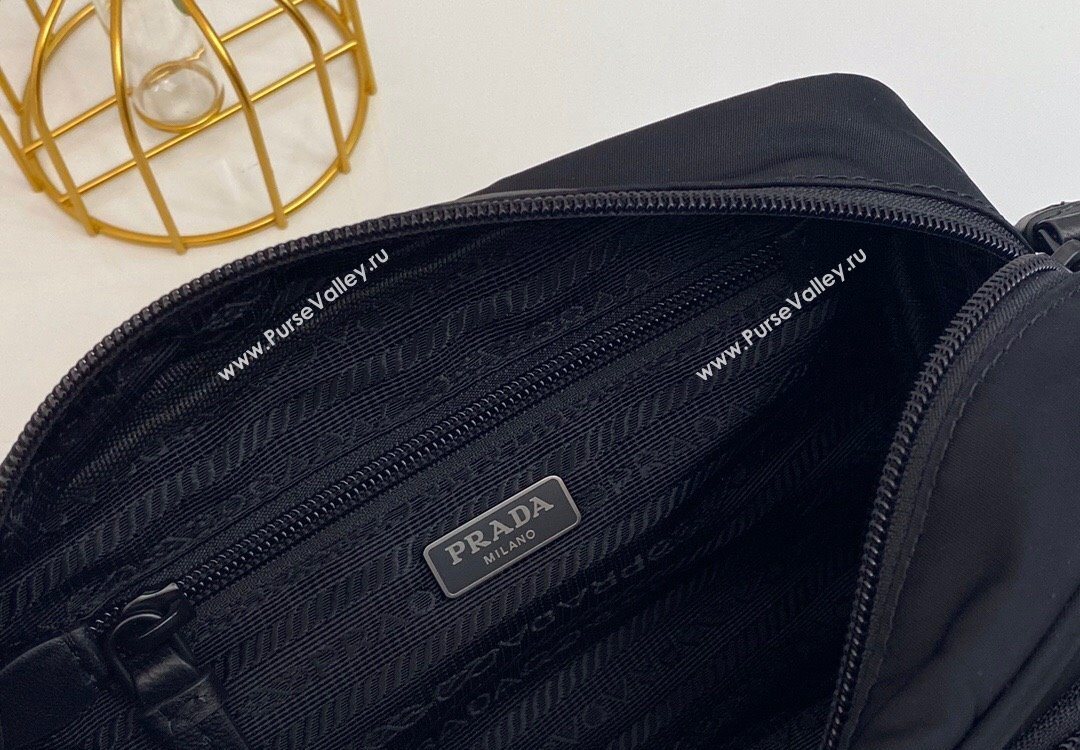 Prada Nylon Crossbody Bag Black 2025 1BH107 (nana-251121097)