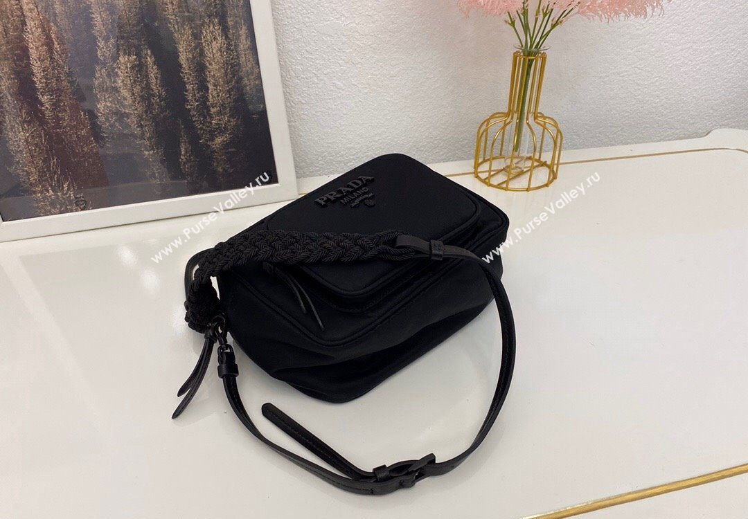 Prada Nylon Crossbody Bag Black 2025 1BH107 (nana-251121097)