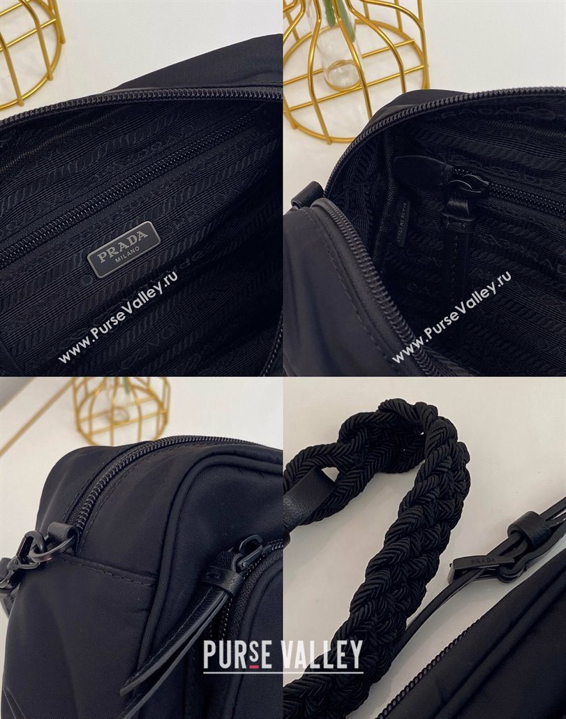 Prada Nylon Crossbody Bag Black 2025 1BH107 (nana-251121097)