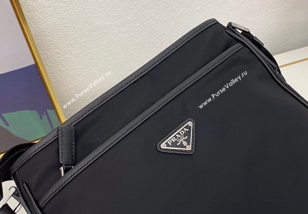 Prada Nylon Messenger Bag Black 2025 2VH797 (nana-251121102)