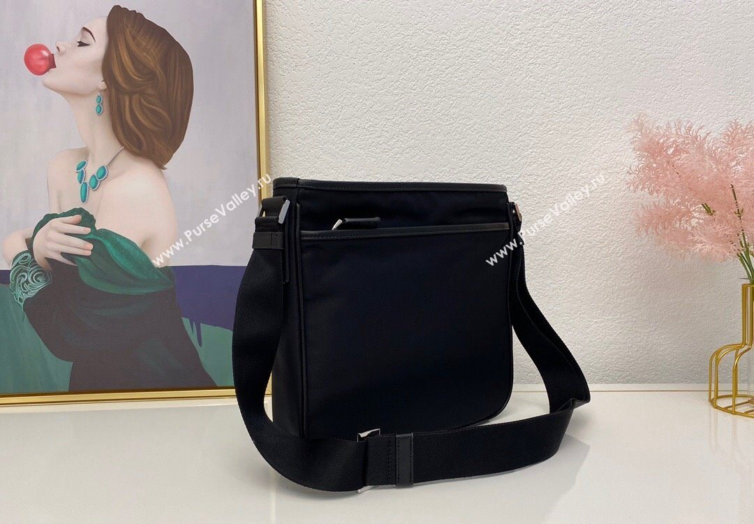 Prada Nylon Messenger Bag Black 2025 2VH797 (nana-251121102)