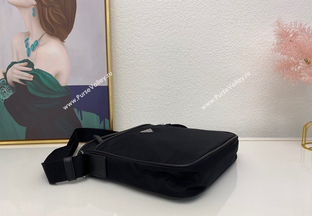 Prada Nylon Messenger Bag Black 2025 2VH797 (nana-251121102)