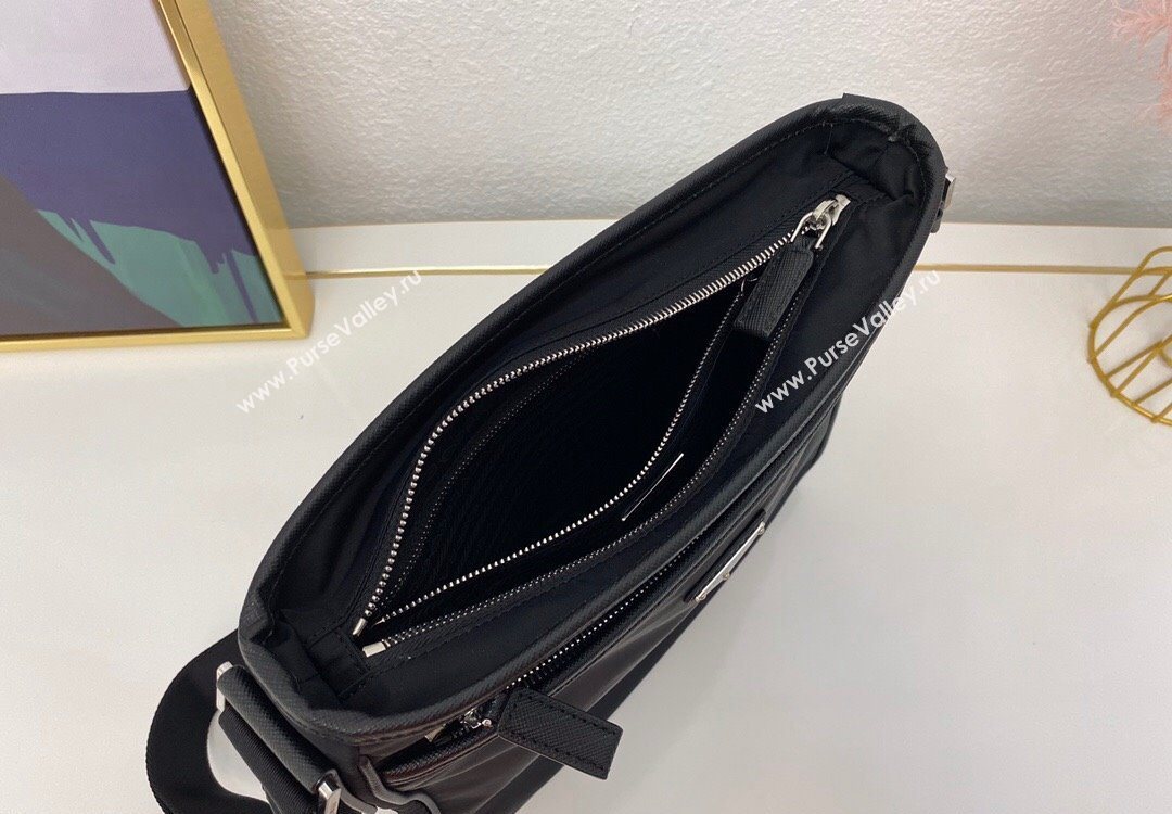 Prada Nylon Messenger Bag Black 2025 2VH797 (nana-251121102)