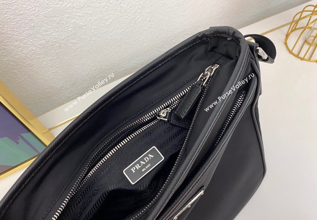 Prada Nylon Messenger Bag Black 2025 2VH797 (nana-251121102)