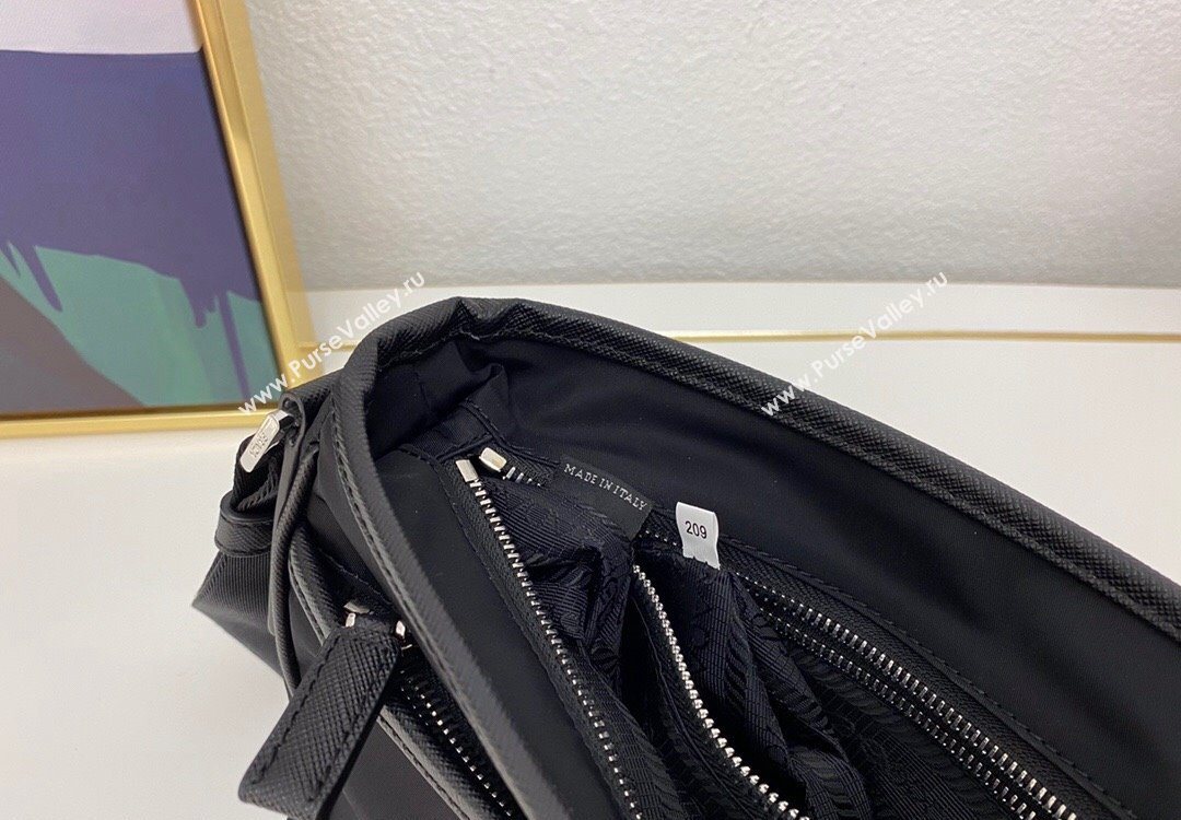 Prada Nylon Messenger Bag Black 2025 2VH797 (nana-251121102)
