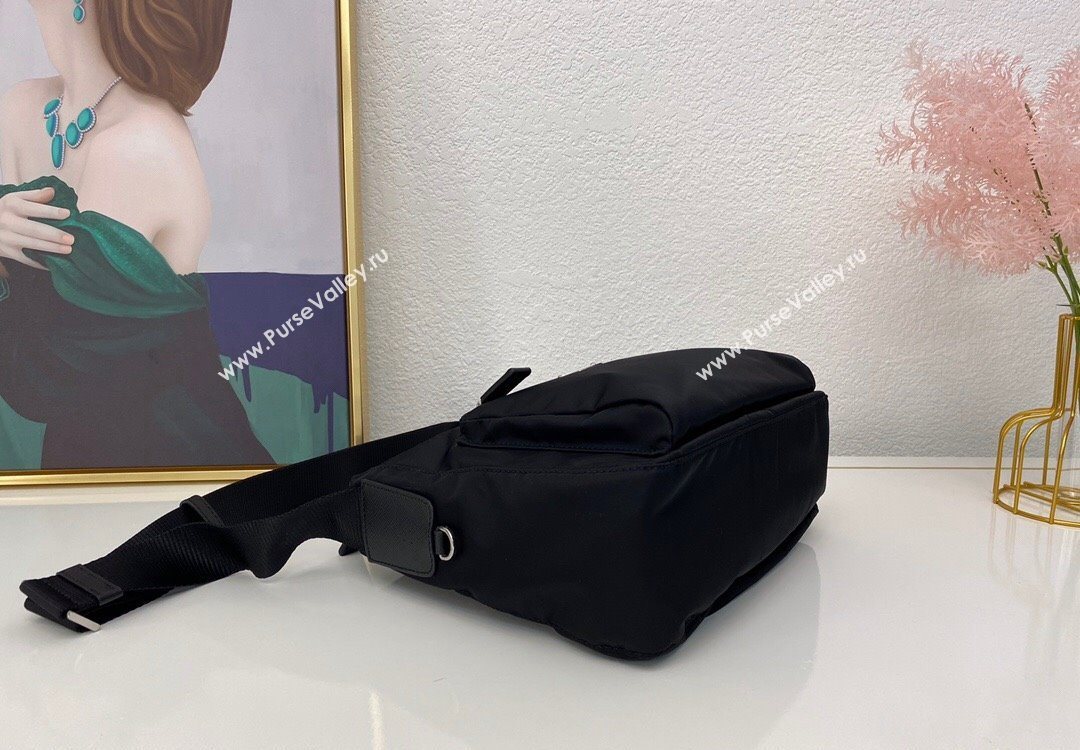 Prada Nylon Messenger Bag Black 2025 BT0909 (nana-251121103)