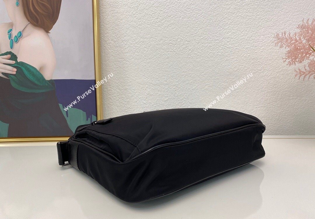 Prada Nylon Messenger Bag Black 2025 2VH953 (nana-251121101)